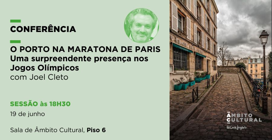 Conferência “O Porto na Maratona de Paris – Uma Surpreendente Presença nos Jogos Olímpicos” por Joel Cleto