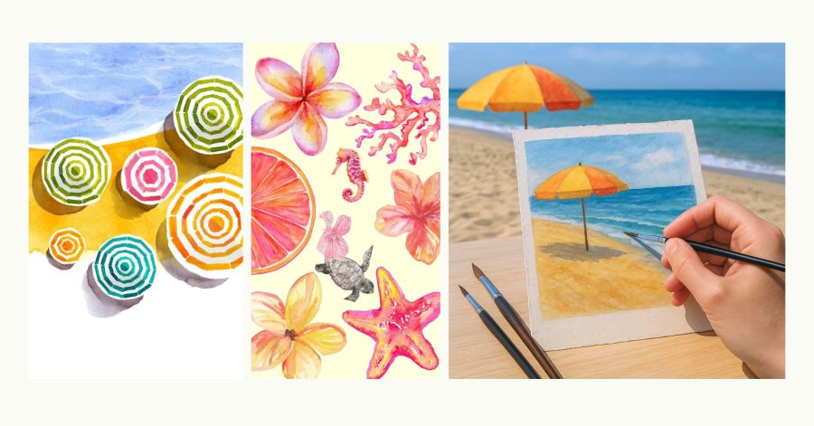 Vamos pintar com aguarelas?