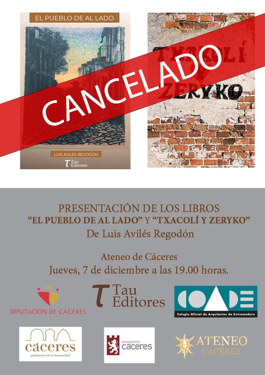 CANCELADO - Presentación de los libros 'El Pueblo de al Lado' y 'Txacolí y Zeryko'