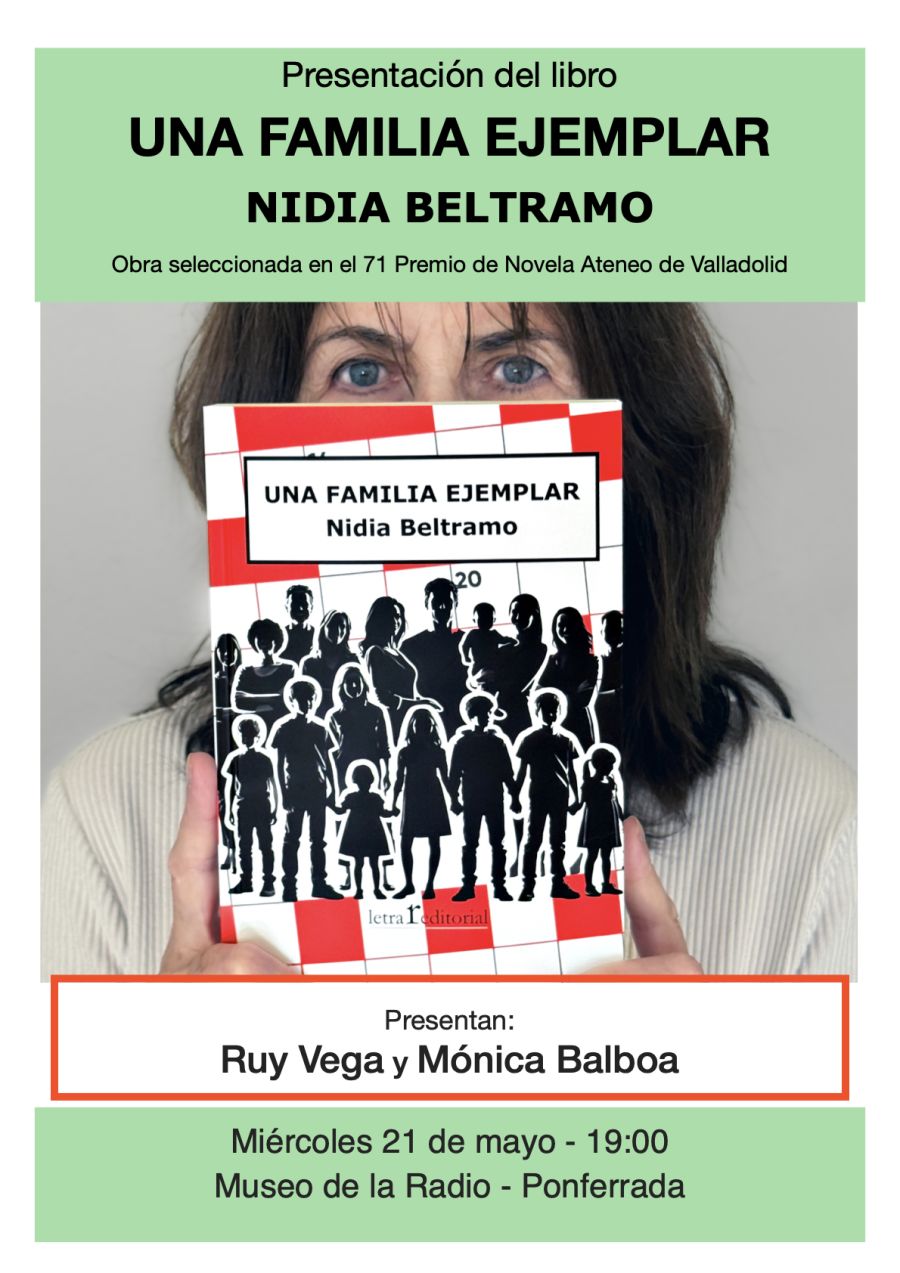 PRESENTACIÓN DE LA NOVELA UNA FAMILIA EJEMPLAR