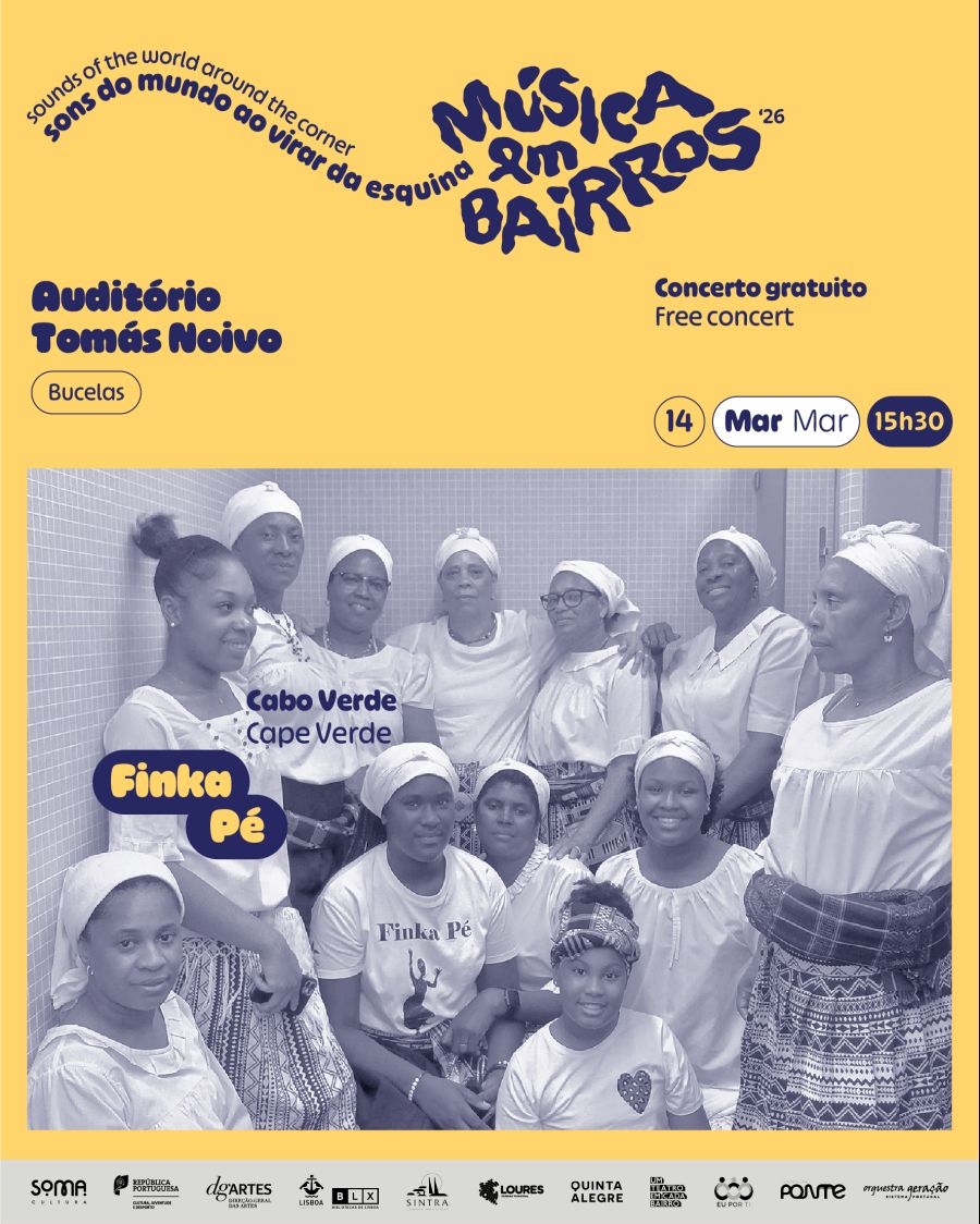 Finka Pé - 14.03 @ Auditório Tomás Noivo (Bucelas) - (Música em Bairros / SOMA - Associação Cultural)