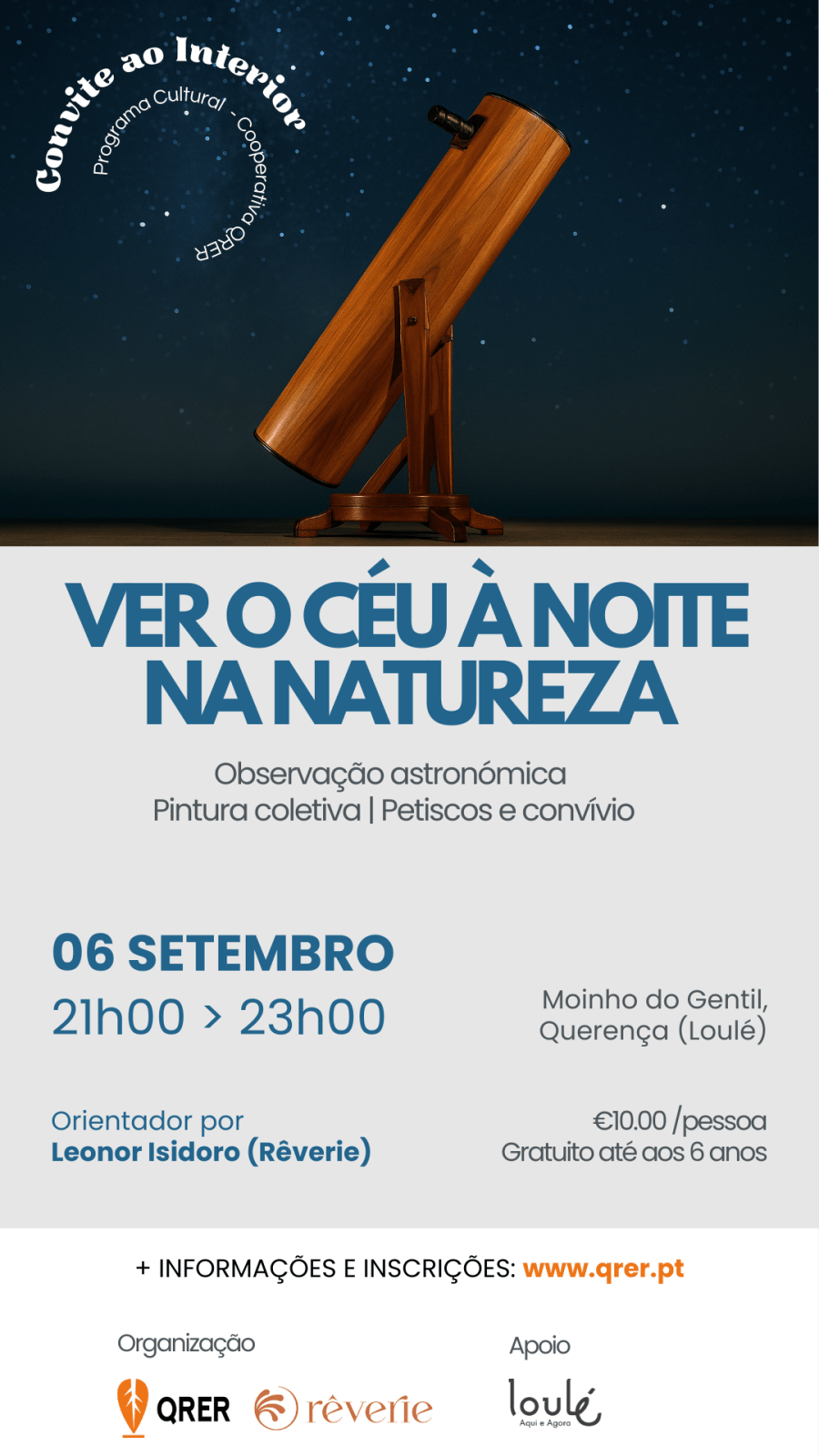 Ver o céu à noite na natureza| See the night sky in nature