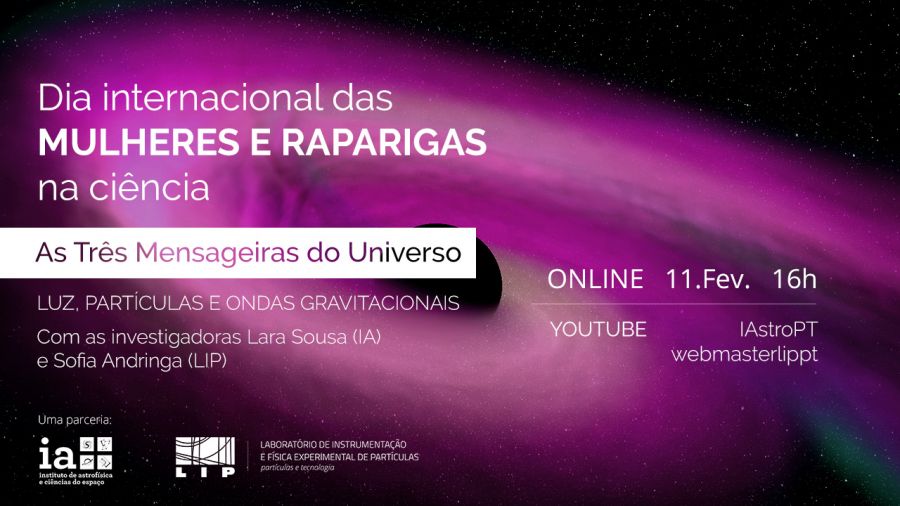 As três mensageiras do Universo: luz, partículas e ondas gravitacionais