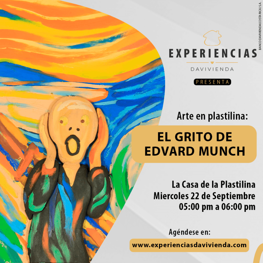 Arte en plastilina: El grito de Edvard Munch