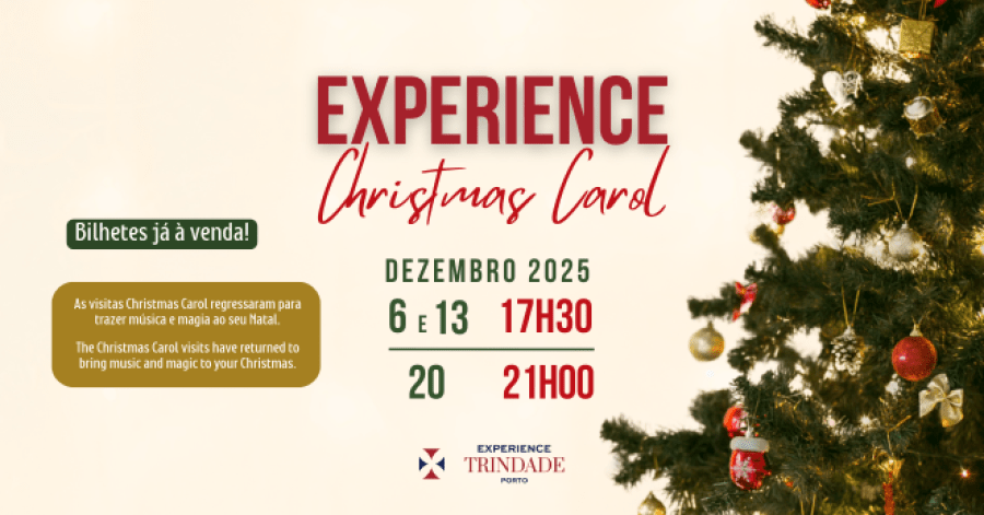 Experience Christmas Carol: A Magia do Natal na Experience Trindade - Porto