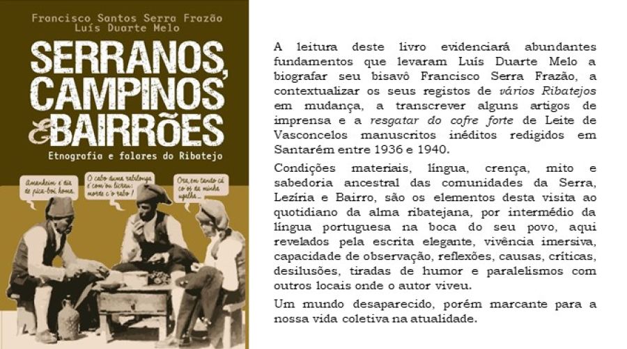 Lançamento do livro 'Serranos, Campinos e Bairrões - Etnografia e Falares do Ribatejo'