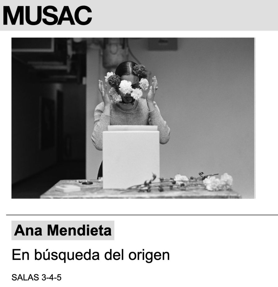 EXPOSICIÓN | Ana Mendieta - En búsqueda del origen
