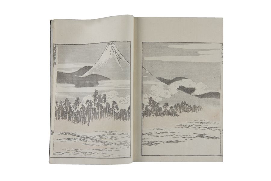 Peça do mês de novembro - livros Mangá de Hokusai