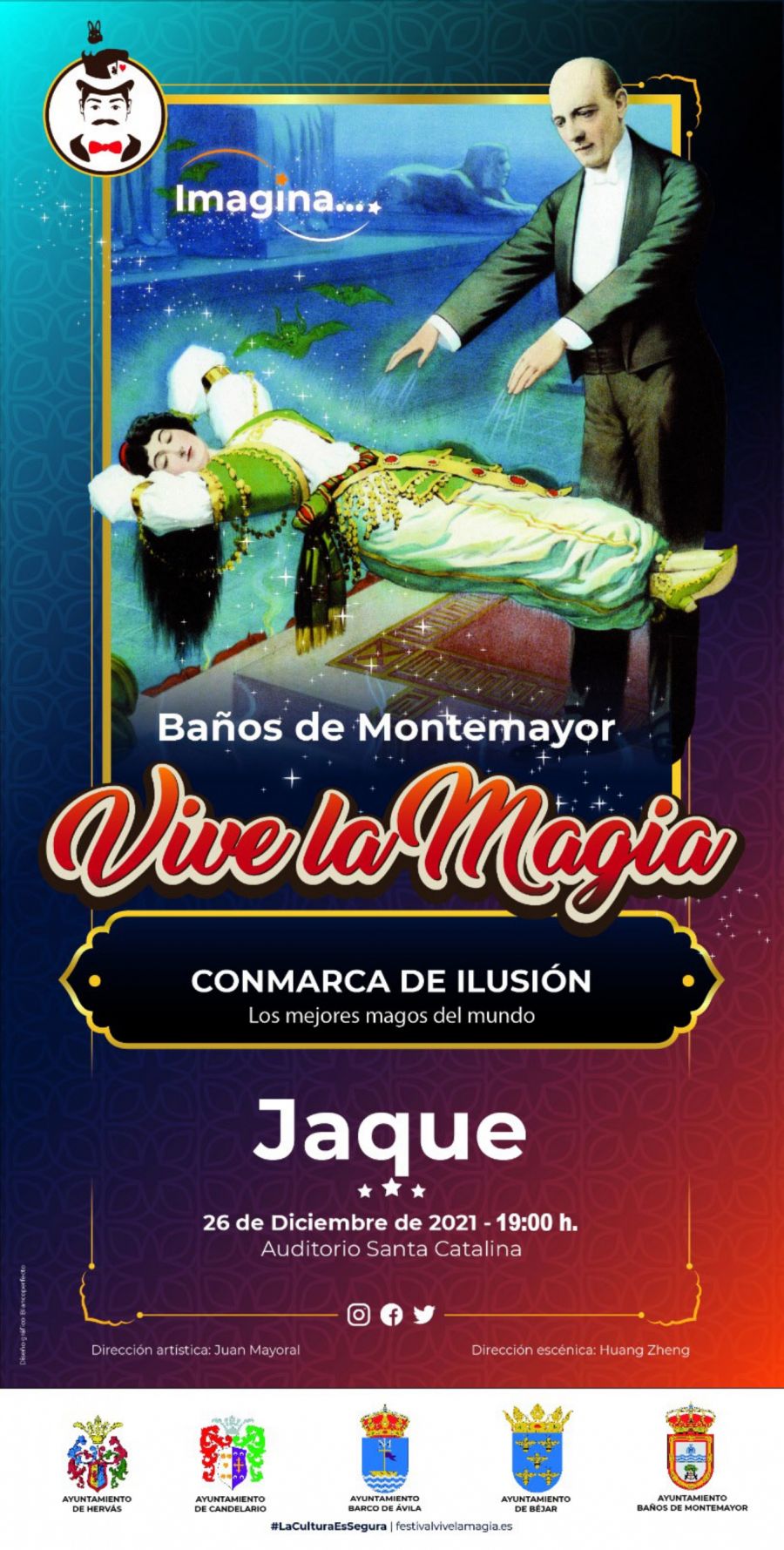 Actuación de mago Jaque en Baños de Montemayor