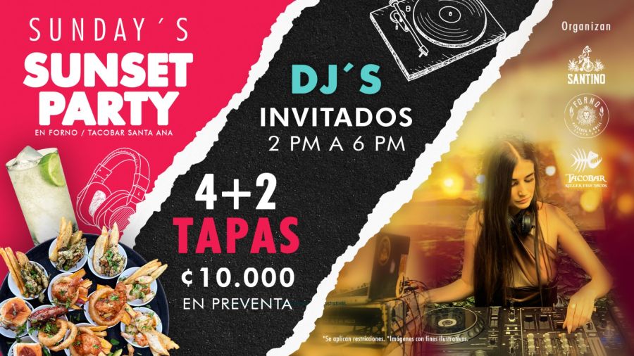 Domingos en Santa Ana. TacoBar Sundays Sessions – Sunset Beats & Bites