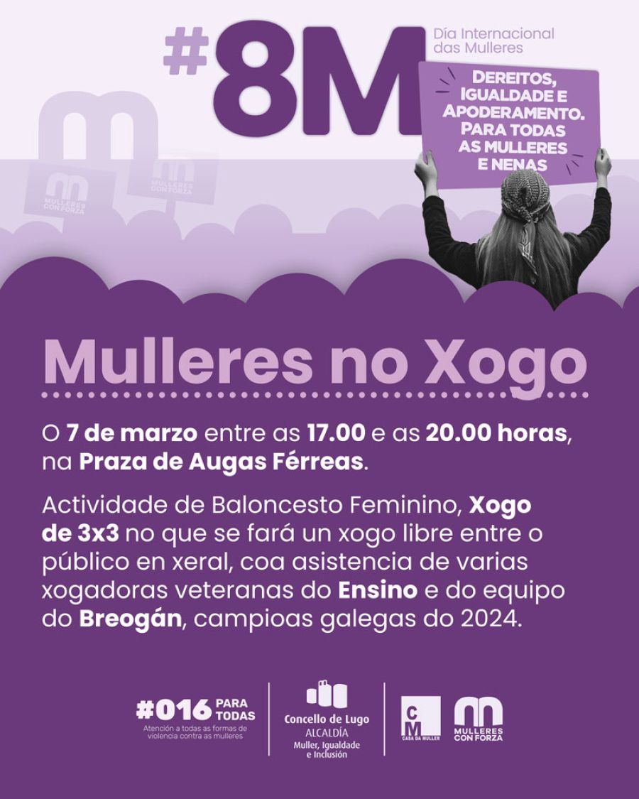 MULLERES NO XOGO | 8M en Lugo