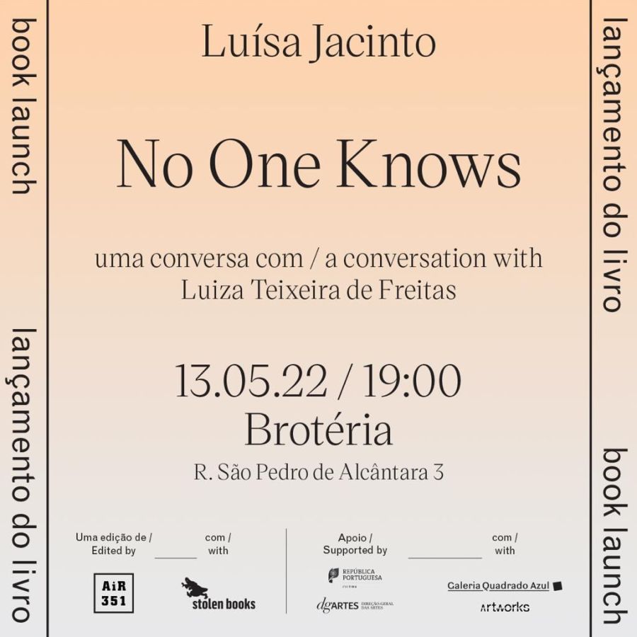 No One Knows / BOOK LAUNCH