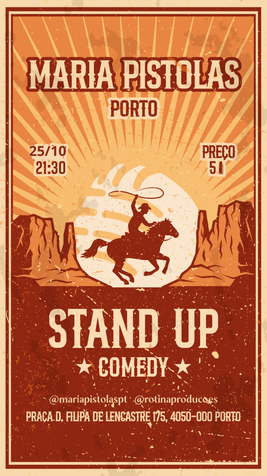 Maria Pistolas Comedy Sessions 25/Out