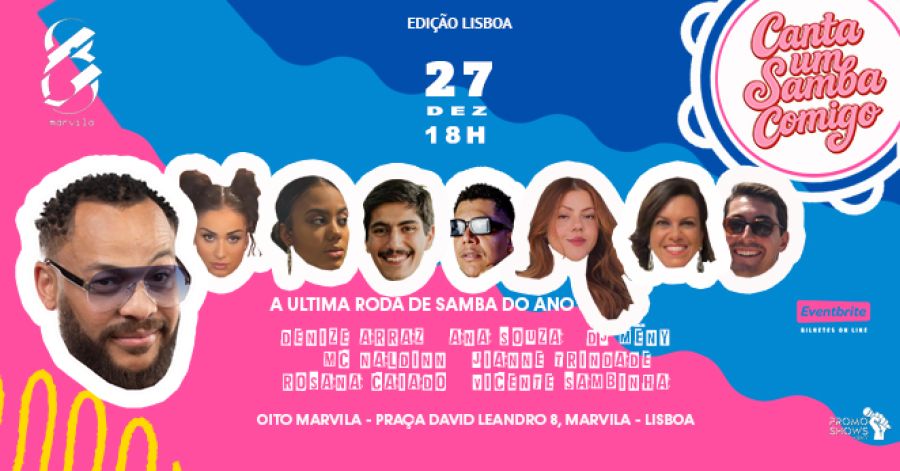 CANTA UM SAMBA COMIGO - EDIÇÃO LISBOA