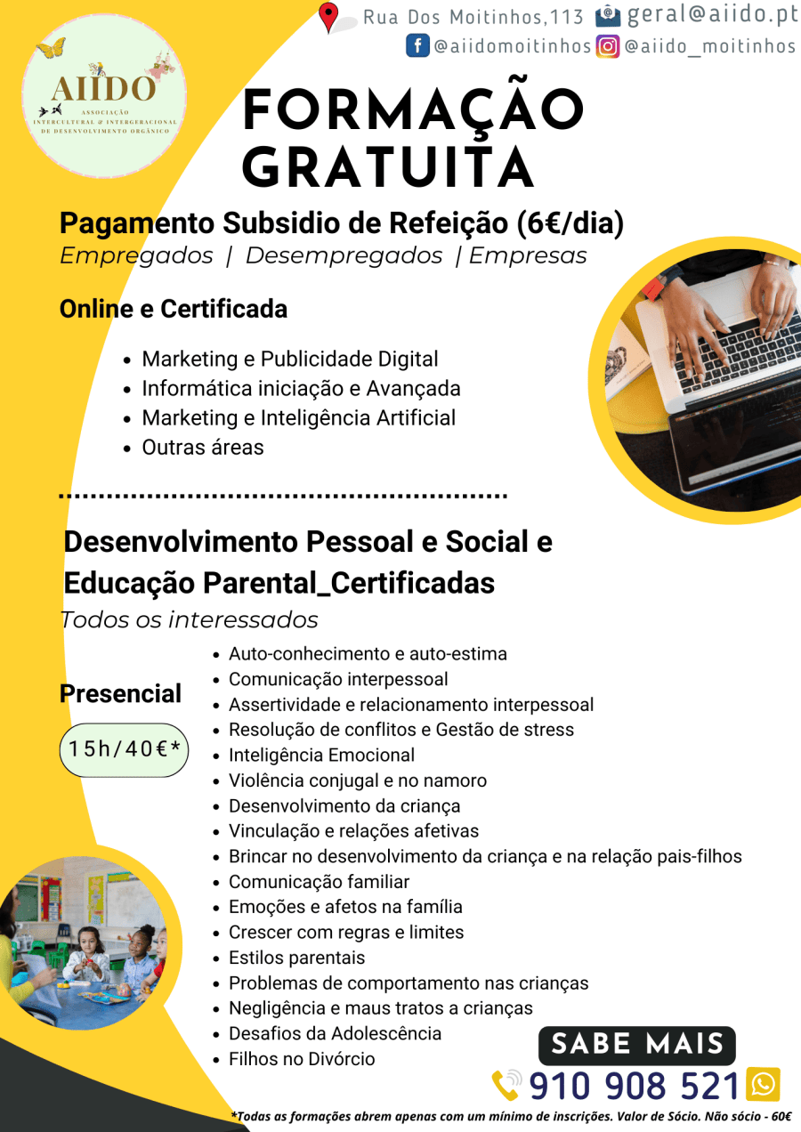 Formação Certificada e Gratuita na AiiDO