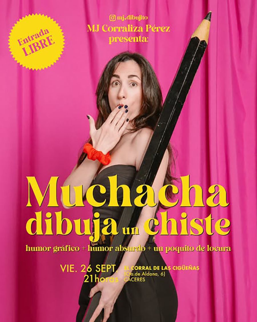 Show de ilustración y humor con MJ Corraliza Pérez