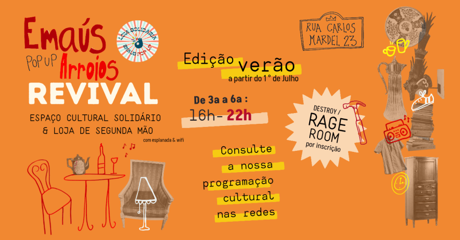 Emaús Pop Up Arroios Revival : edição verão 