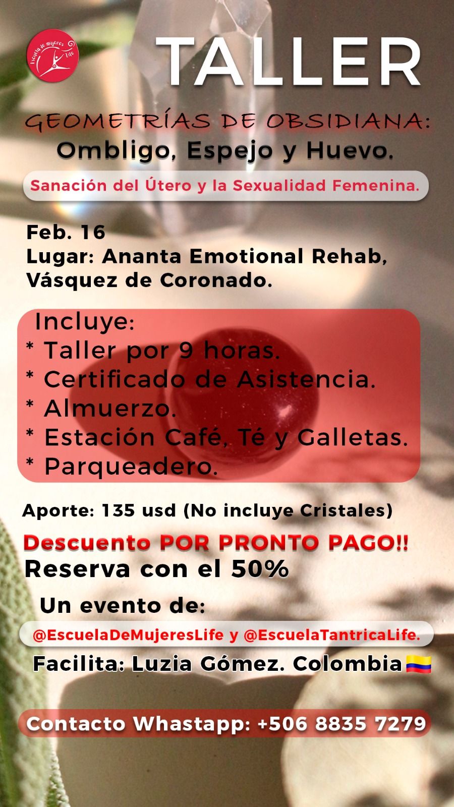 Geometrías de Obsidiana. Iniciación a la Sexualidad Femenina nivel 2