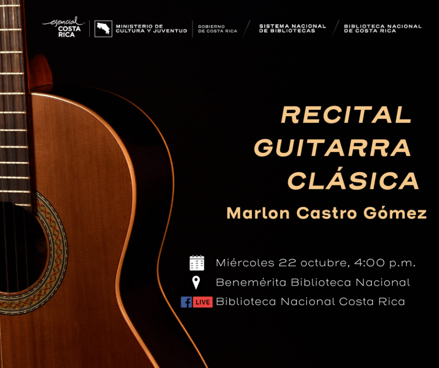 Recital Guitarra Clásica, con Marlon Castro Gómez