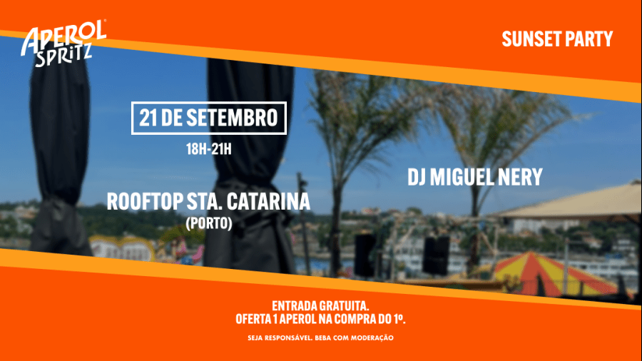 Aperol Spritz – Sunset Party Rooftop Sta. Catarina (Porto)