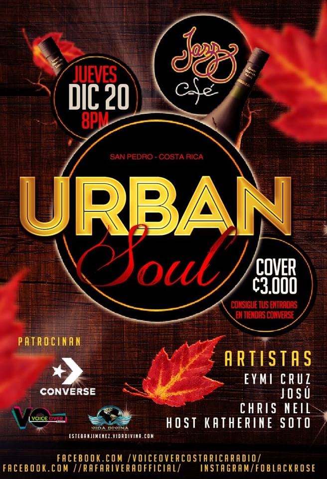 Urban soul. Eymi Cruz, Josú y otros. Soul, jazz y otros