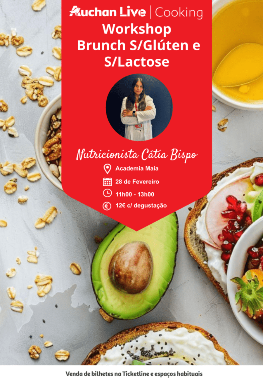 Workshop Brunch S/ Glúten e S/ Lactose