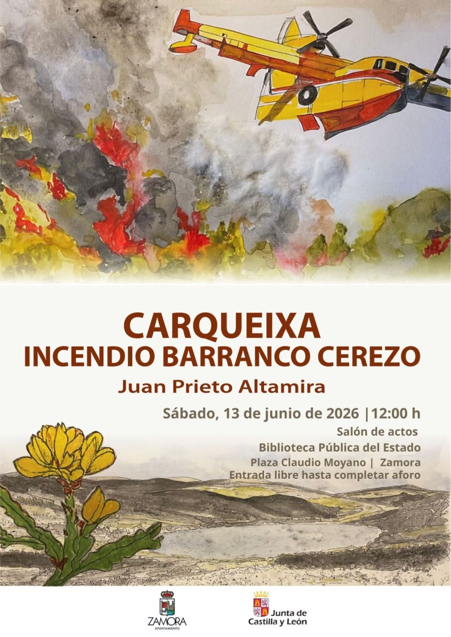 Presentación del libro: Carqueixa: incendio Barranco Cerezo, de Juan Prieto Altamira