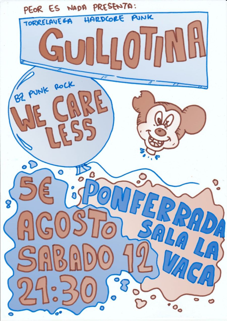 CONCIERTO | Guillotina + We Care Less
