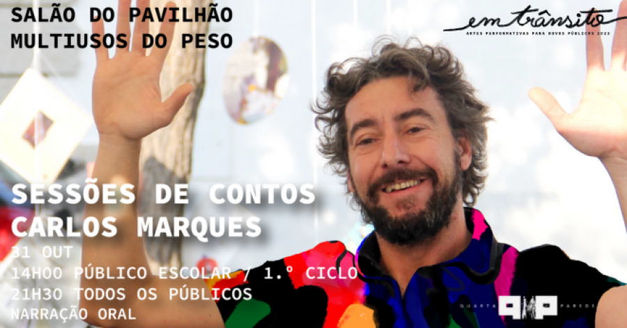 Sessão de Contos com Carlos Marques | EM TRÂNSITO 2023