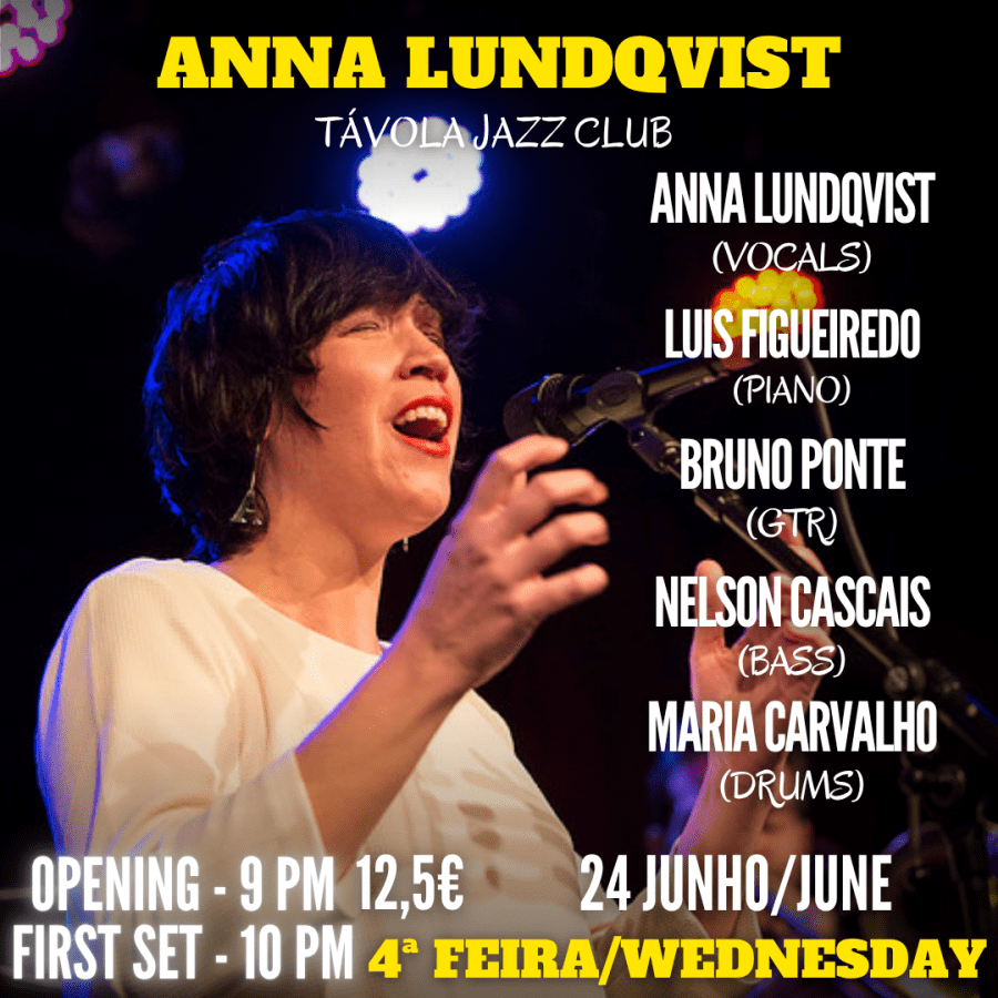 “Anna Lundqvist” - Live Jazz no Távola Jazz Club