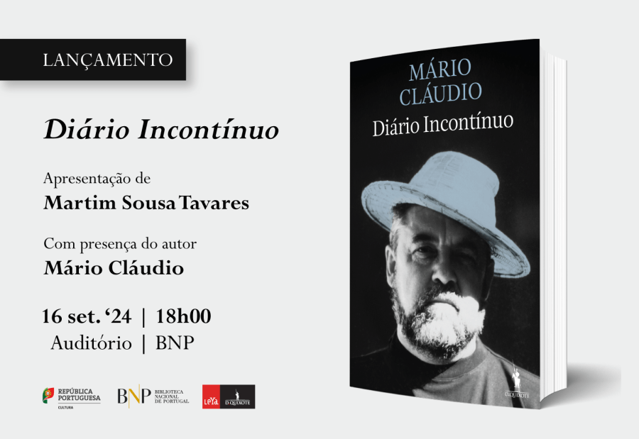 Lançamento do livro «Diário Incontínuo», de Mário Cláudio