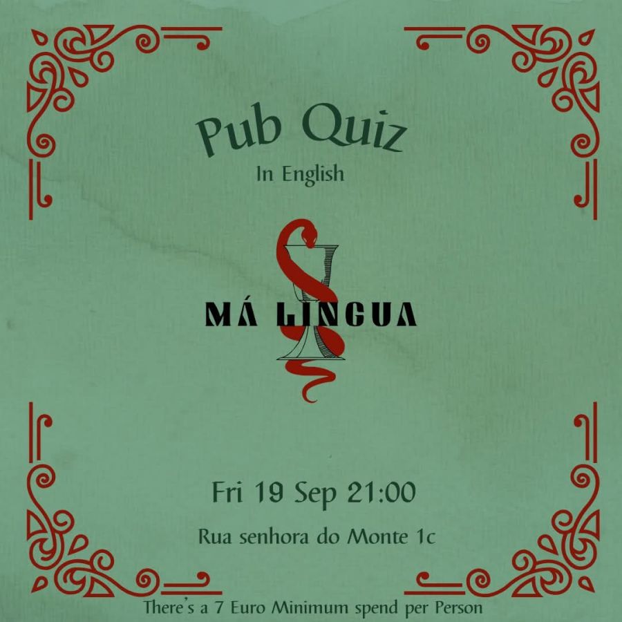 Pub Quiz Má Lingua In English 
