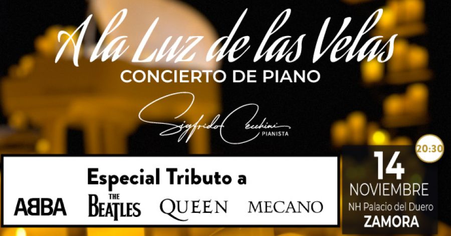 Especial Tributo ABBA, The Beatles, Queen y Mecano A la luz de las Velas