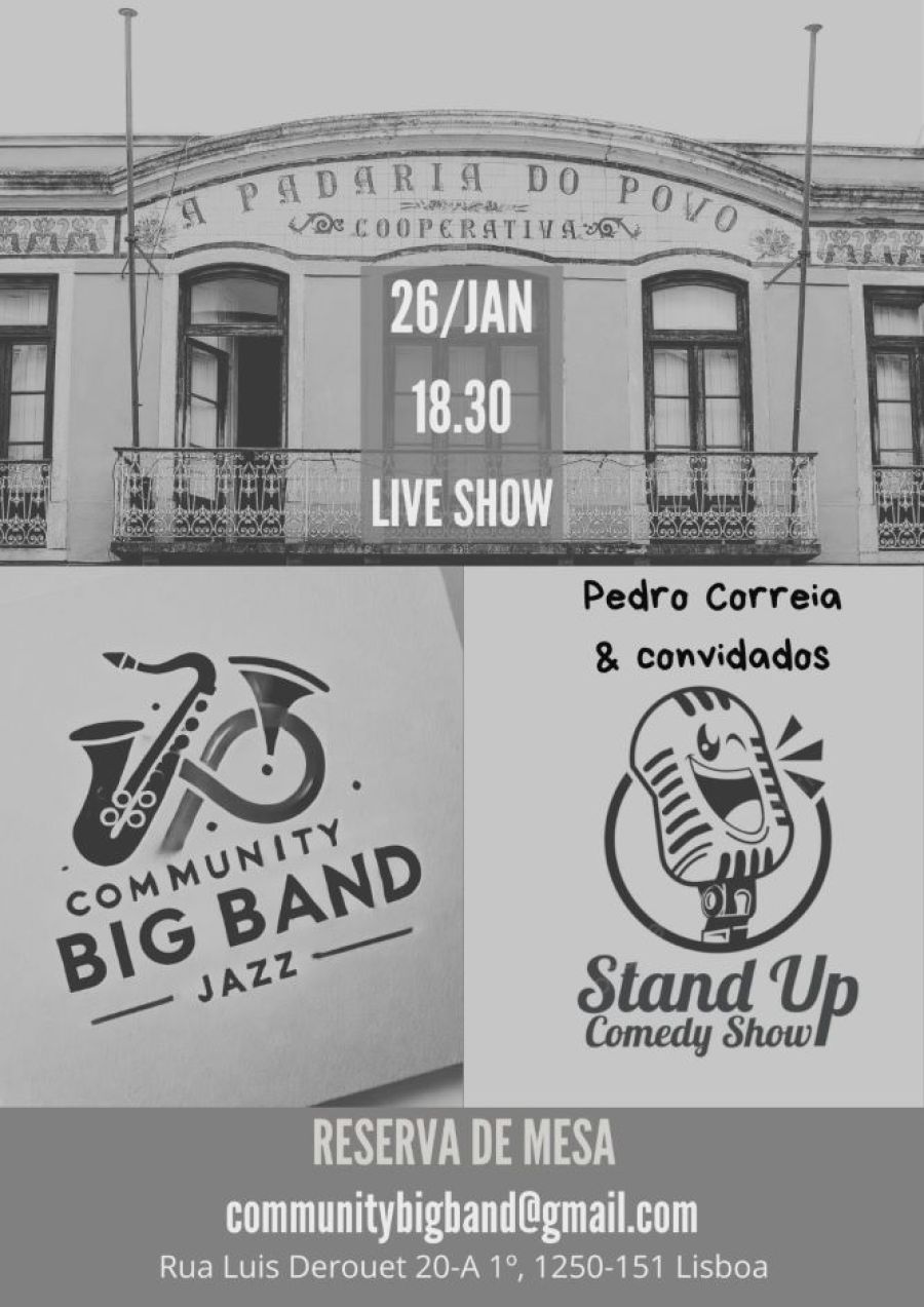 Community Big Band - Concerto Jazz + Stand Up Comedy Show