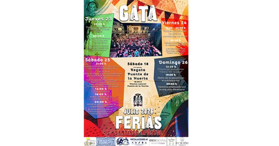 Ferias de Santiago Apóstol 2026