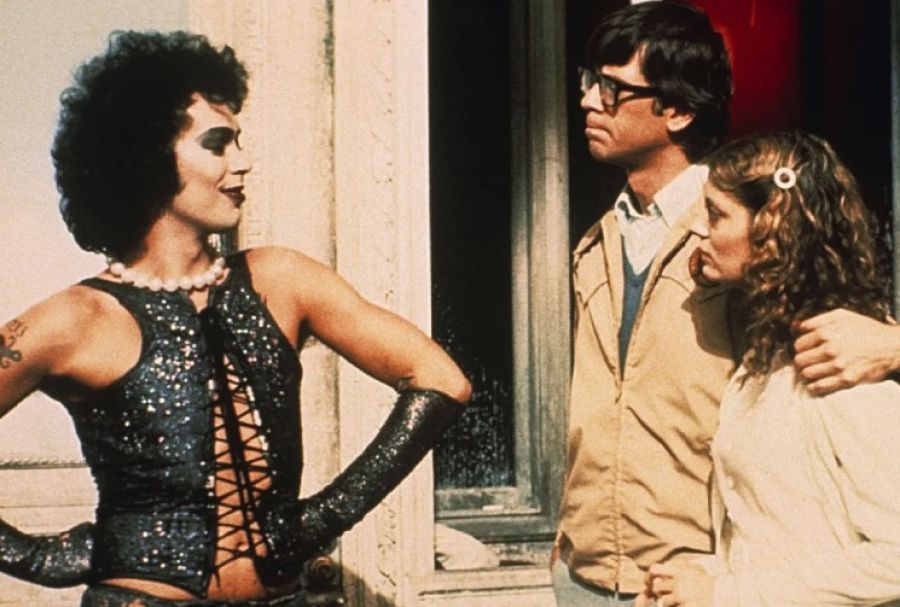 Exibição do filme 'The Rocky Horror Picture Show (1975)' de Jim Sherman