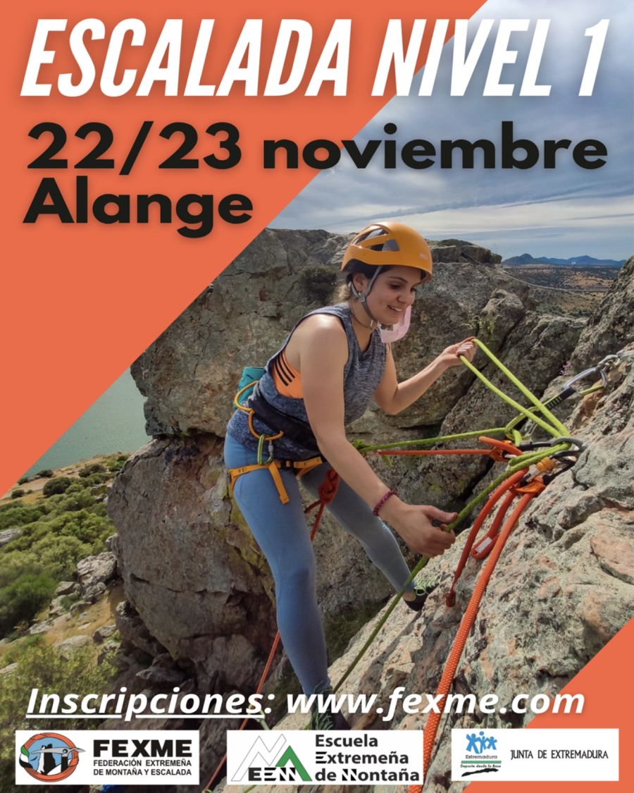 Curso de Escalada Nivel 1: Escalada en Vías Equipadas de un Largo.