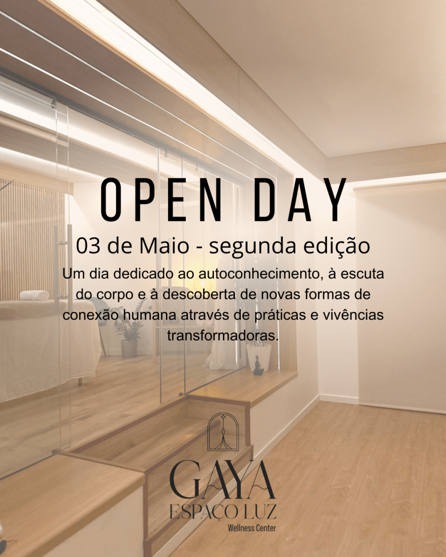 OPEN DAY - 03 de Maio com Paulo Shiva