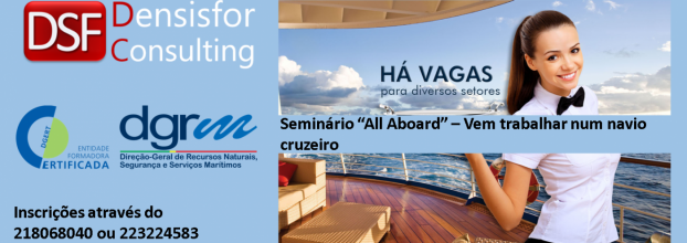 Seminário “ALL Aboard!” - Vem Trabalhar num Navio Cruzeiro