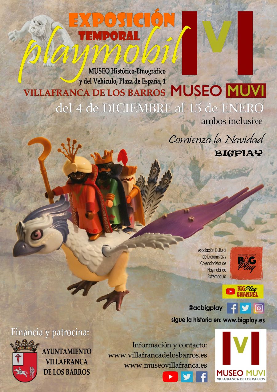 PLAY MUVI 2019, Exposición Playmobil VILLAFRANCA DE LOS BARROS