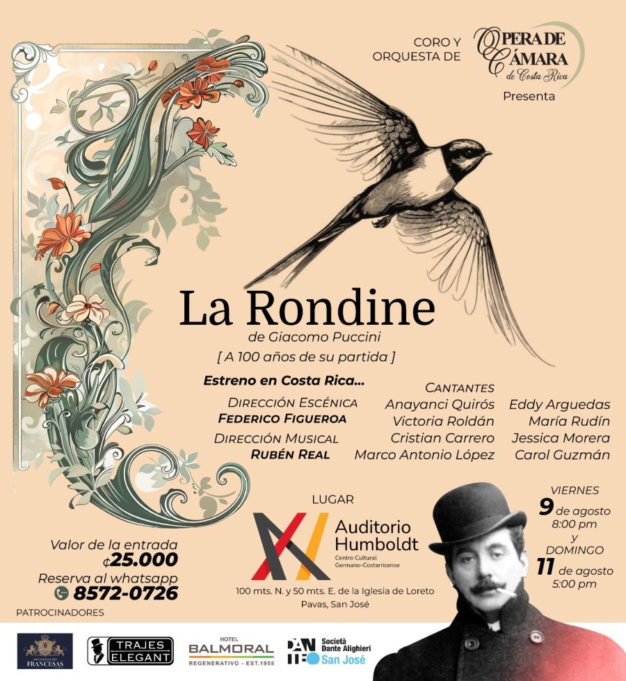 La Rondine, de Giacomo Puccini