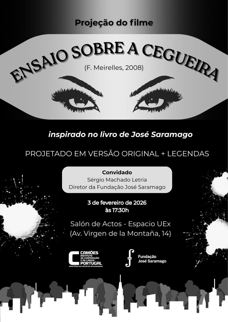 Projeção do filme 'Ensaio sobre a Cegueira' (2008)