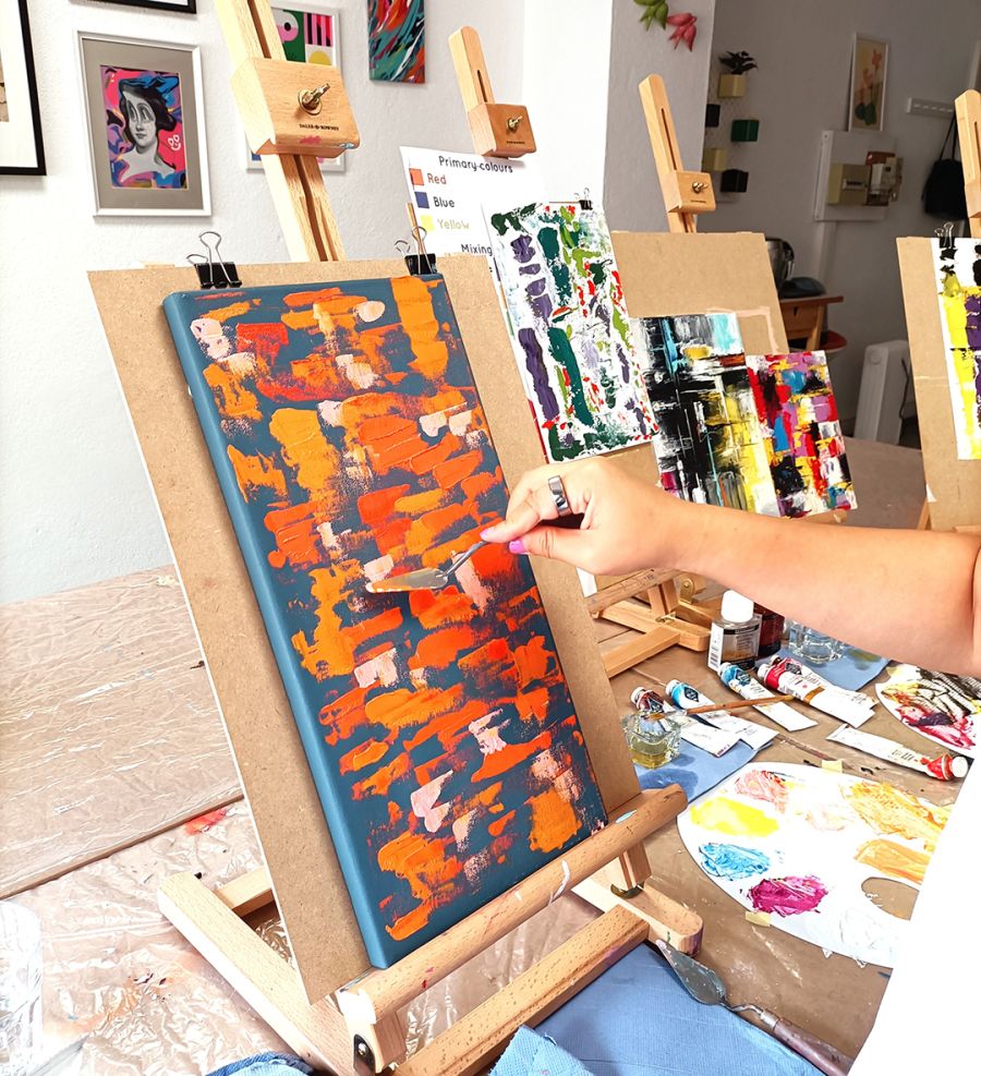 Abstract Oil Painting Workshop