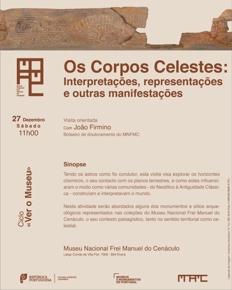 Visita guiada | Os Corpos Celestes: interpretações, representações e outras manifestações | Ciclo «Ver o Museu»