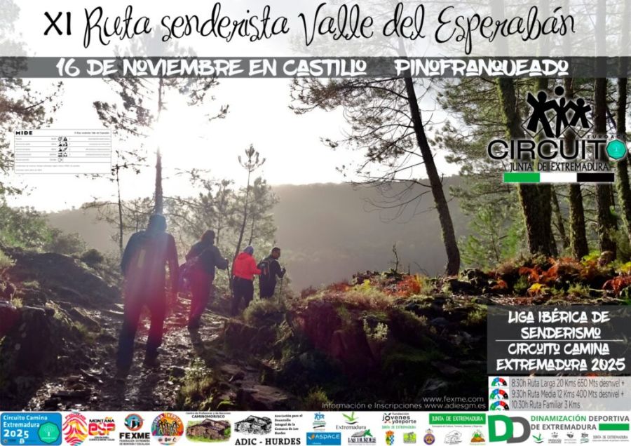 XI RUTA SENDERISTA VALLE DEL ESPERABÁN