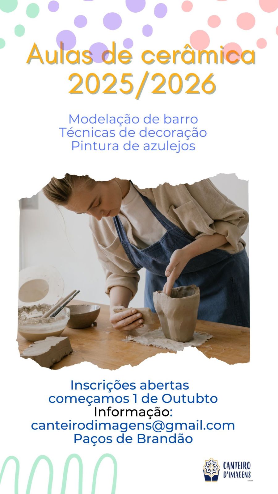 Aulas de cerâmica