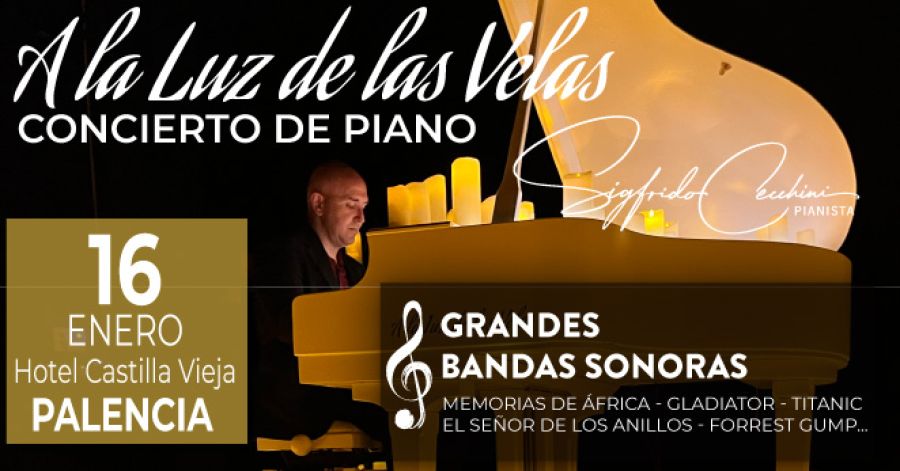Concierto de Piano A la Luz de las Velas- Grandes Bandas Sonoras