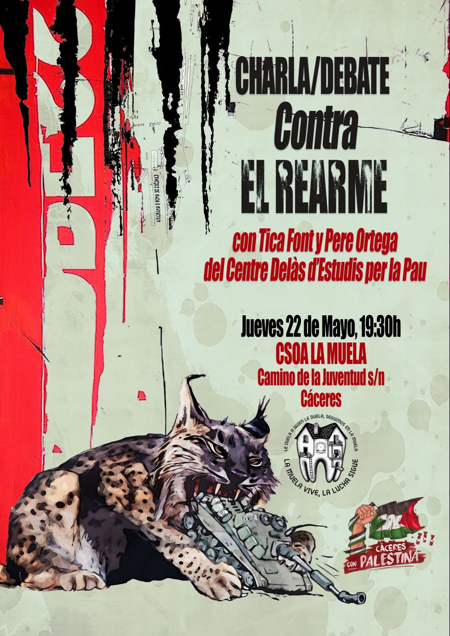 Charla-debate contra El rearme