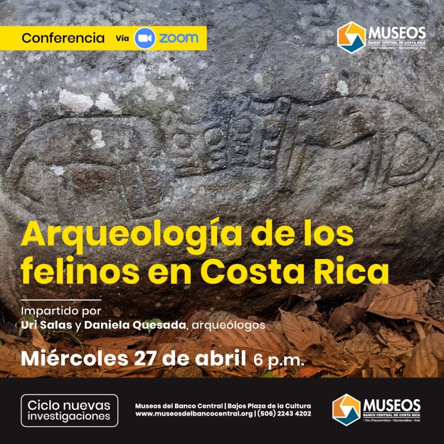 Conferencia. Arqueología de los felinos en Costa Rica