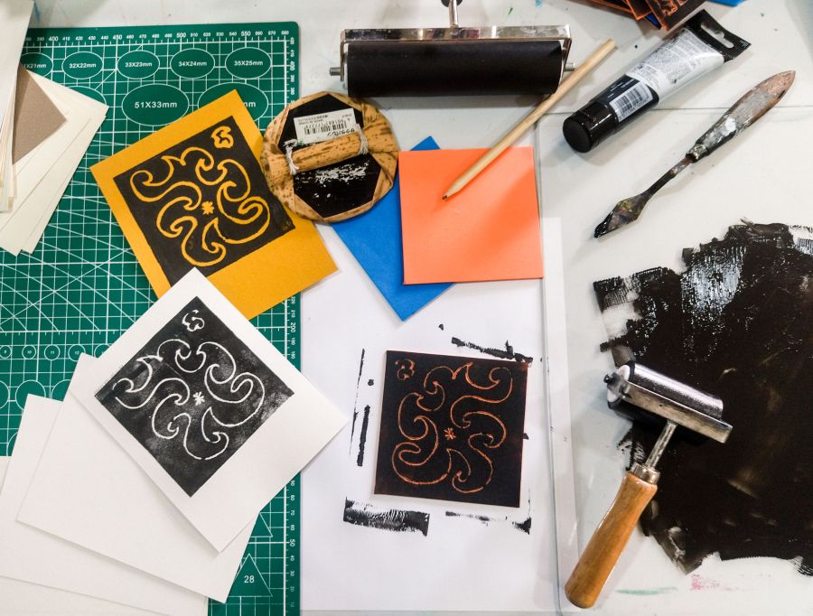 Workshop KIDS de gravura com Ricardo Viegas 